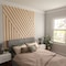 Ekena Millwork 48H x 1/4T Adjustable Wood Slat Wall Panel Kit w/ 4W Slats, Hickory contains 11 Slats SWW55X48X0250HI - alternate 7
